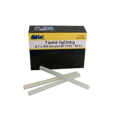 7 x 100 mm-es olvasztópálcák TP05 pisztolyhoz - 40 db Akciós ár