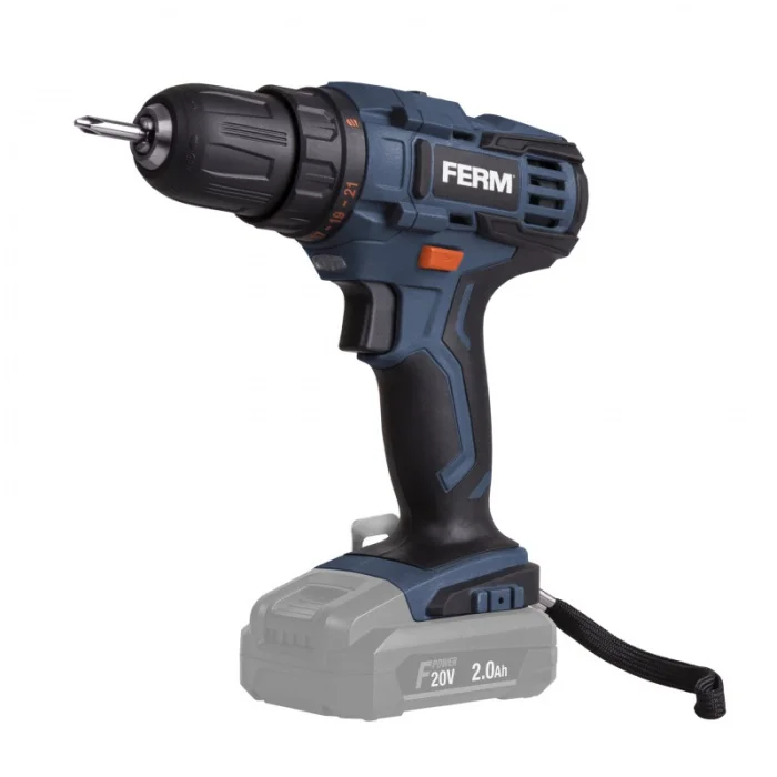 Akkus fúrócsavarhúzó Ferm CDM1143 Li-Ion 20V, 40Nm - akkumulátor nélkül Akciós ár