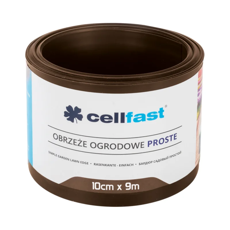 CELLFAST Ágyasszegély egyenes 10 cm x 9 m barna Vedd meg most