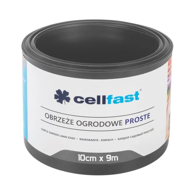Szuper akció CELLFAST Ágyasszegély egyenes 10 cm x 9 m grafit