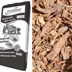 Fa Fenyőmulcs 0-40mm 60L Florimo Rendeld meg most